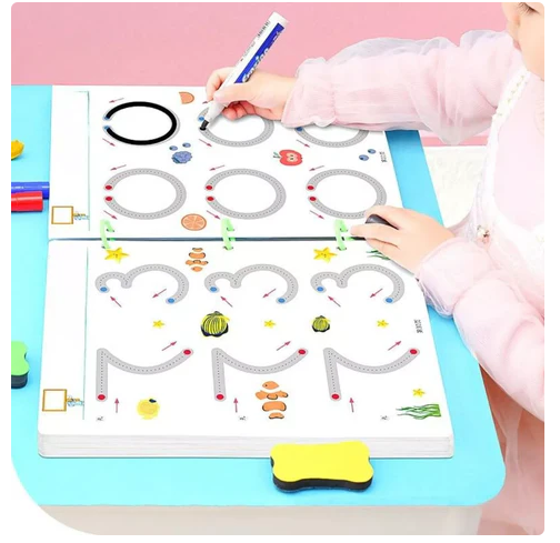 EL ORIGINAL: Cuaderno Trazado - Método Montessori 📔 + EDUCAKIDS 370 de Regalo 🎁