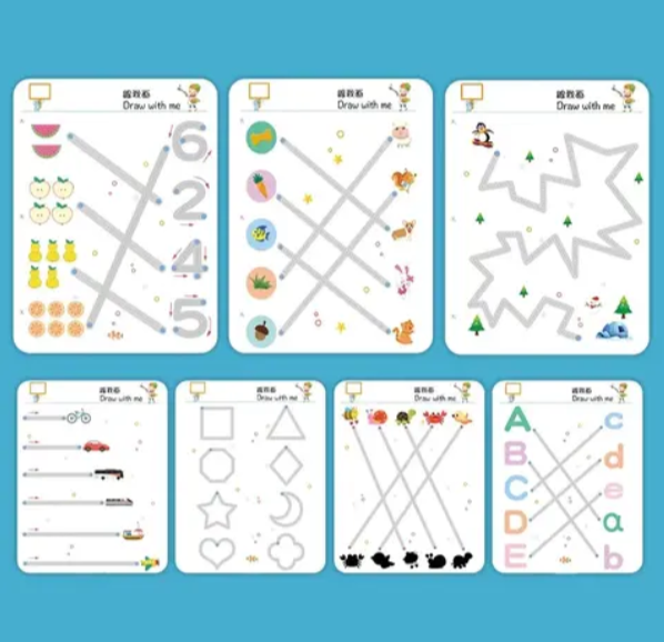 EL ORIGINAL: Cuaderno Trazado - Método Montessori 📔 + EDUCAKIDS 370 de Regalo 🎁